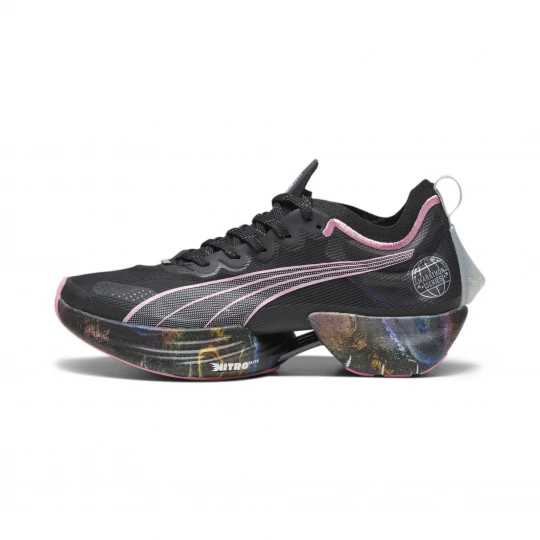Foto van product PUMA Fast-R NITRO Elite "Marathon Series" hardloopschoenen voor Dames, Zwart / Geel
