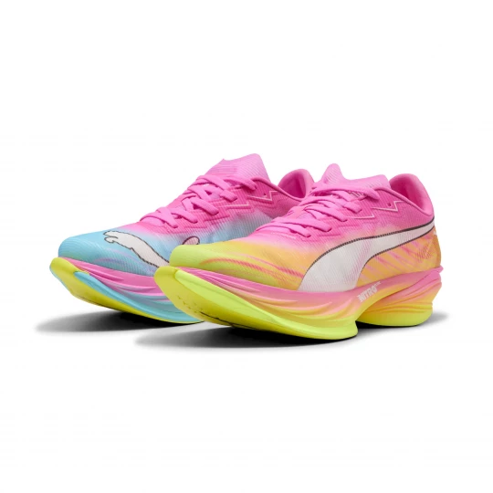Foto van product PUMA FAST-R NITROâ¢ Elite 3 Showtime hardloopschoenen voor Dames, Roze / Wit