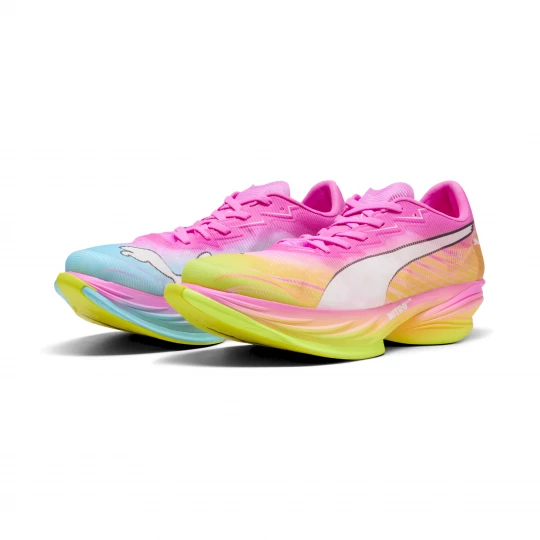 Foto van product PUMA FAST-R NITROâ¢ Elite 3 Showtime hardloopschoenen voor Heren, Roze / Wit