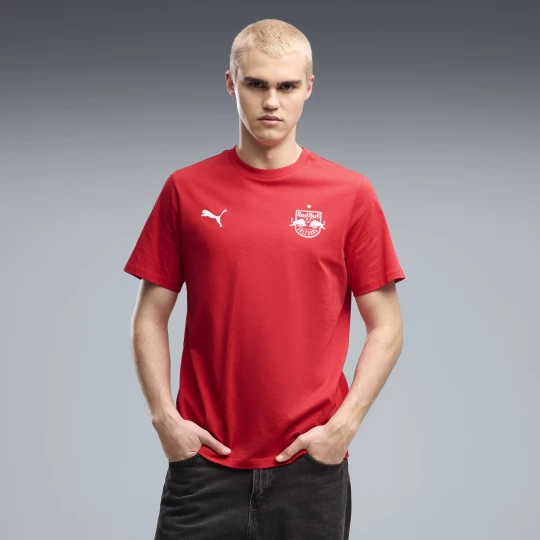 Foto van product PUMA FC RB Salzburg ftblEssentials T-shirt voor Heren, Rood / Wit