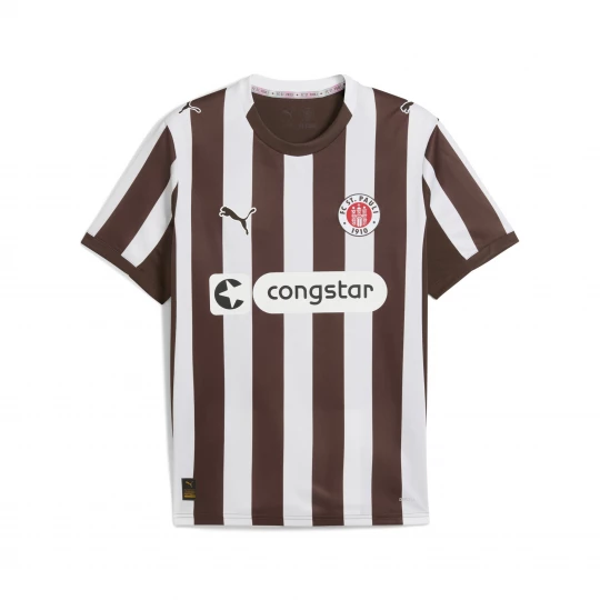 Foto van product PUMA FC St. Pauli 25 / 26 thuisshirt voor Heren, Wit / Bruin