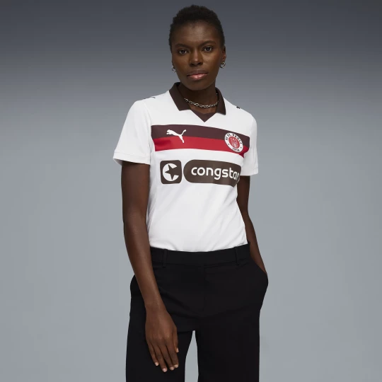 Foto van product PUMA FC St. Pauli 25 / 26 uitshirt voor Dames, Wit / Bruin