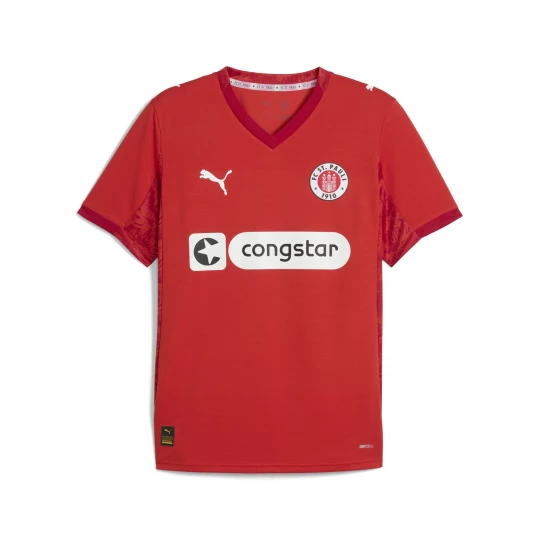 Foto van product PUMA FC St. Pauli 25 / 26 vierde shirt voor Heren, Rood / Wit