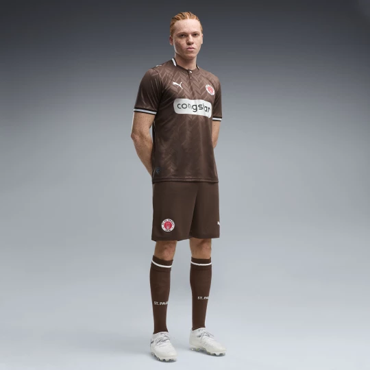 Foto van product PUMA FC St. Pauli 26 / 27 short voor Heren, Wit / Bruin