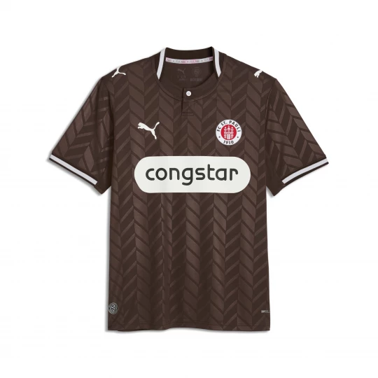 Foto van product PUMA FC St. Pauli 26 / 27 thuisshirt voor Heren, Wit / Bruin