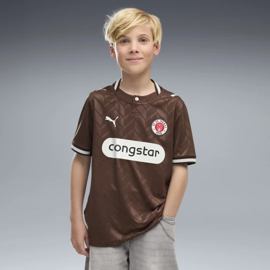 Foto van product PUMA FC St. Pauli 26 / 27 thuisshirt, Wit / Bruin