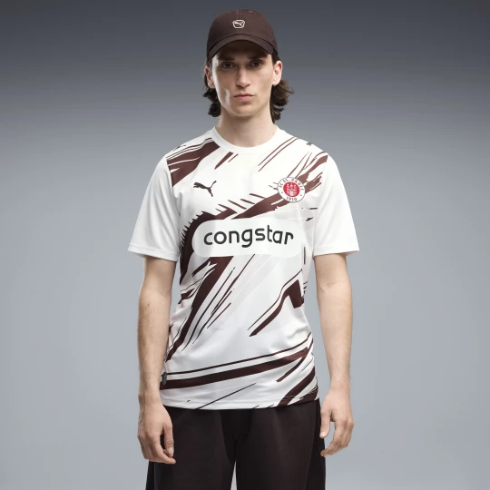 Foto van product PUMA FC St. Pauli 26 / 27 uitshirt voor Heren, Wit / Bruin