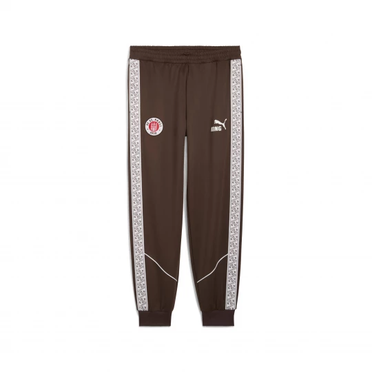 Foto van product PUMA FC St. Pauli KING Anthem broek voor Heren, Wit / Bruin