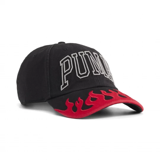 Foto van product PUMA FLAME baseballpet, Zwart / Rood czerwony
