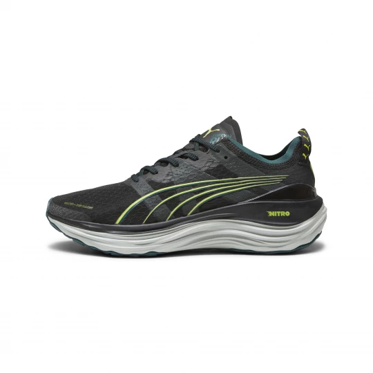 Foto van product PUMA ForeverRun NITROâ¢ WTR Hardloopschoenen voor Heren, Zwart / Geel