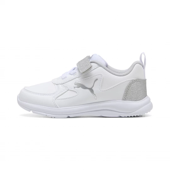 Foto van product PUMA Fun Racer Metallic sneakers, Wit / Zilver