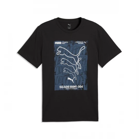 Foto van product PUMA Functioneel shirt blauw / zwart / wit