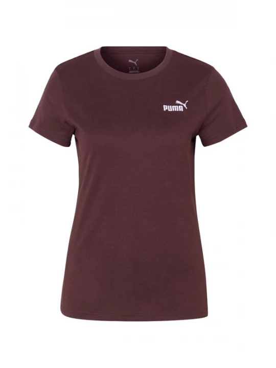 Foto van product PUMA Functioneel shirt 'ESS Small No. 1' chocoladebruin / wit