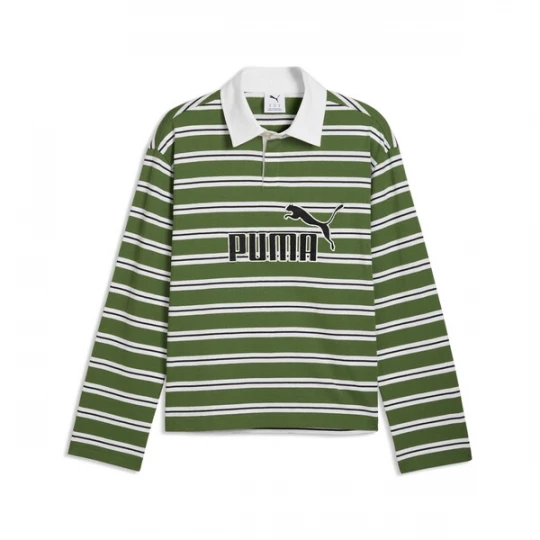Foto van product PUMA Functioneel shirt 'Essentials Elevated No. 1' olijfgroen / zwart / wit