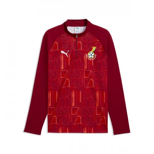Foto van product PUMA Functioneel shirt 'Ghana' rood / donkerrood / wit