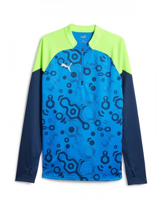 Foto van product PUMA Functioneel shirt 'IndividualCUP' navy / azuur / lichtgroen / wit