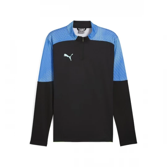 Foto van product PUMA Functioneel shirt 'IndividualFinal' blauw / pastelblauw / lichtgroen / zwart