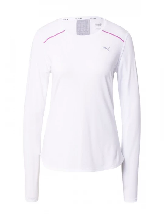 Foto van product PUMA Functioneel shirt 'Marathon' lichtgrijs / magenta / wit