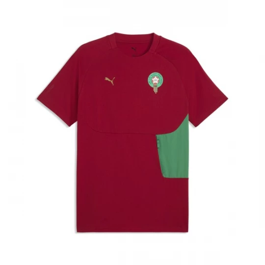Foto van product PUMA Functioneel shirt 'Marokko' lichtgroen / donkerrood