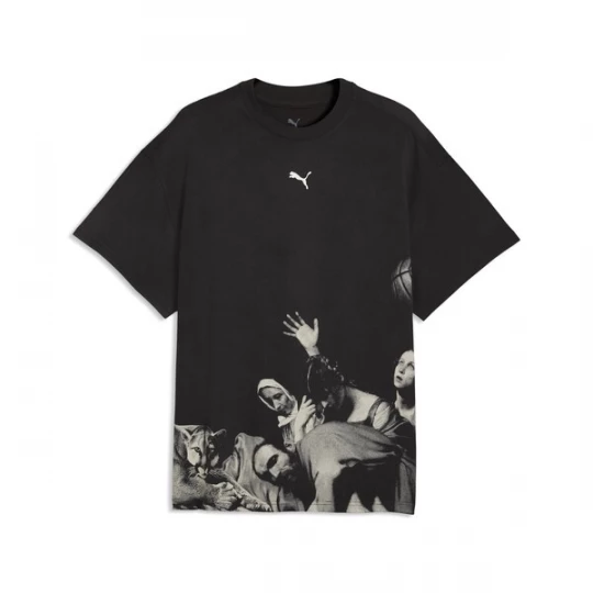 Foto van product PUMA Functioneel shirt 'Memory Lane' beige / zwart / wit