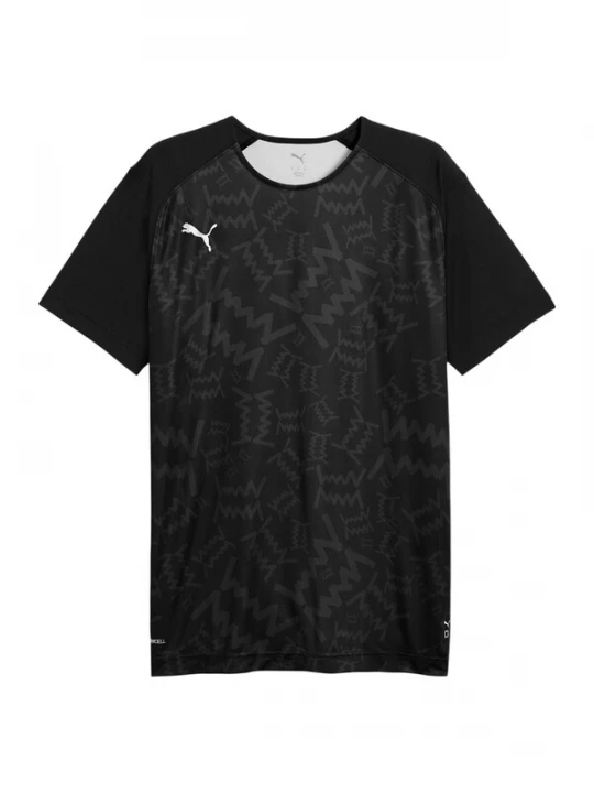 Foto van product PUMA Functioneel shirt 'Teamjaws' donkergrijs / zwart
