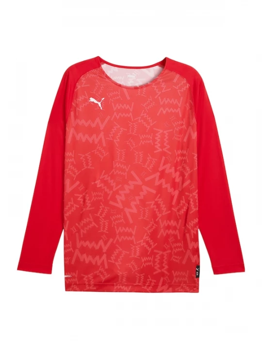 Foto van product PUMA Functioneel shirt 'Teamjaws' rood / watermeloen rood / zwart / wit