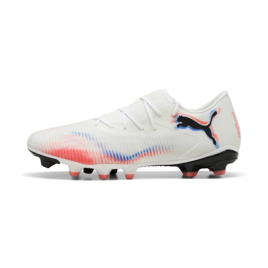 Foto van product PUMA FUTURE 8 MATCH FG / AG lage uniseks voetbalschoenen, Zwart / Rood / Wit