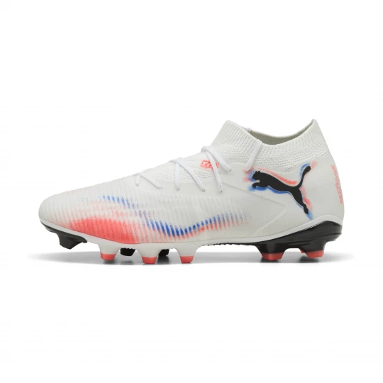 Foto van product PUMA FUTURE 8 MATCH FG / AG uniseks voetbalschoenen, Zwart / Rood / Wit