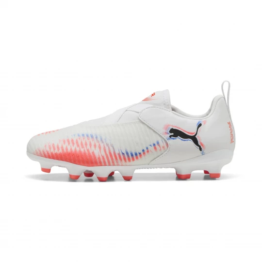 Foto van product PUMA FUTURE 8 MATCH FG / AG voetbalschoenen zonder veters, Zwart / Rood / Wit