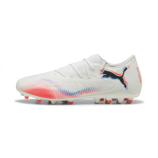 Foto van product PUMA FUTURE 8 MATCH MG lage uniseks voetbalschoenen, Zwart / Rood / Wit