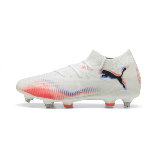 Foto van product PUMA FUTURE 8 MATCH MxSG uniseks voetbalschoenen, Zwart / Rood / Wit