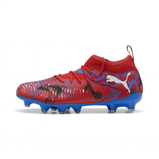 Foto van product PUMA FUTURE 8 MATCH PLAYMAKERS FG / AG voetbalschoenen, Blauw / Zwart / Rood