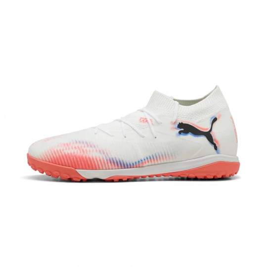 Foto van product PUMA FUTURE 8 MATCH TT uniseks voetbalschoenen, Zwart / Rood / Wit