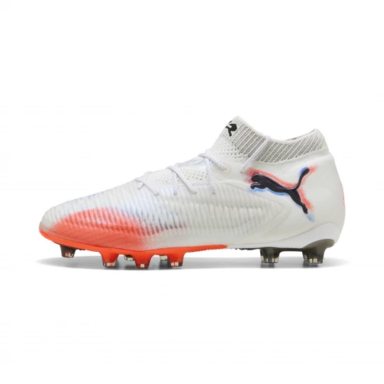 Foto van product PUMA FUTURE 8 ULTIMATE AG uniseks voetbalschoenen, Zwart / Rood / Wit
