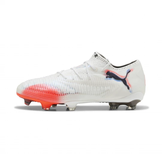 Foto van product PUMA FUTURE 8 ULTIMATE FG lage uniseks voetbalschoenen, Zwart / Rood / Wit