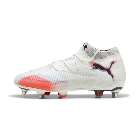 Foto van product PUMA FUTURE 8 ULTIMATE MxSG uniseks voetbalschoenen, Zwart / Rood / Wit