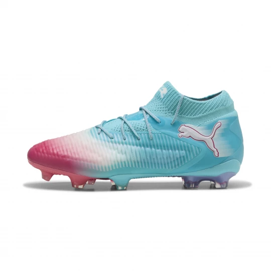 Foto van product PUMA FUTURE 8 ULTIMATE RE-CHARGE FG uniseks voetbalschoenen, Blauw / Roze / Wit