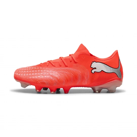 Foto van product PUMA FUTURE 9 MATCH FUSION FG / AG uniseks voetbalschoenen, Zwart / Rood / Wit