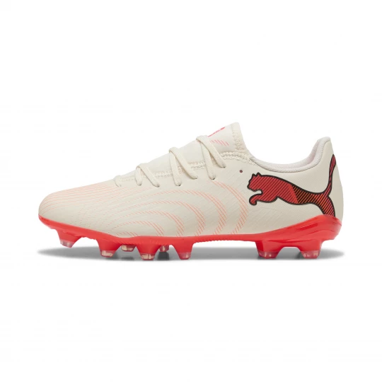 Foto van product PUMA FUTURE 9 PLAY FG / AG voetbalschoenen voor Dames, Rood / Wit / Bruin