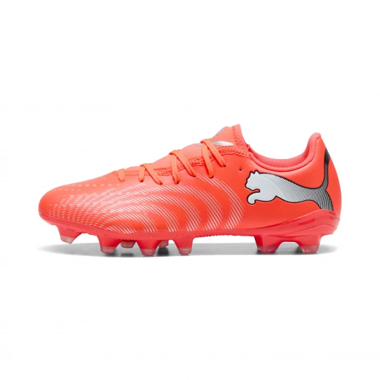 Foto van product PUMA FUTURE 9 PLAY FG / AG voetbalschoenen voor Dames, Zwart / Rood / Wit