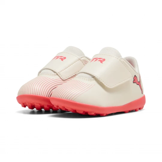 Foto van product PUMA FUTURE 9 PLAY TT voetbalschoenen, Rood / Wit / Bruin