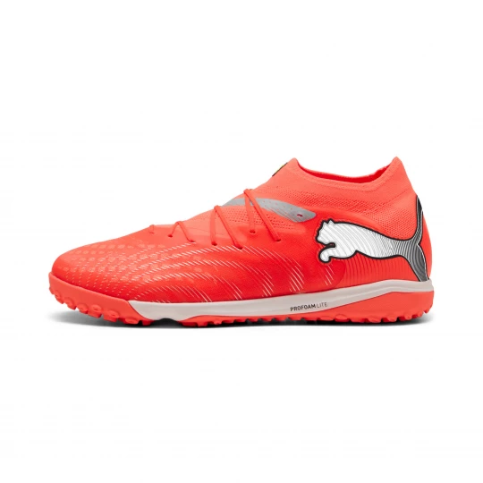 Foto van product PUMA FUTURE 9 PRO Cage uniseks voetbalschoenen, Zwart / Rood / Wit