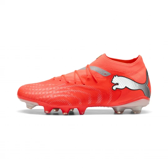Foto van product PUMA FUTURE 9 PRO FG / AG uniseks voetbalschoenen, Zwart / Rood / Wit