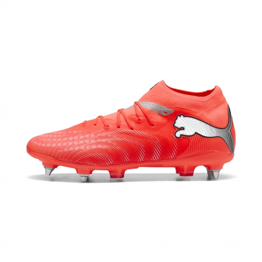 Foto van product PUMA FUTURE 9 PRO MxSG uniseks voetbalschoenen, Zwart / Rood / Wit