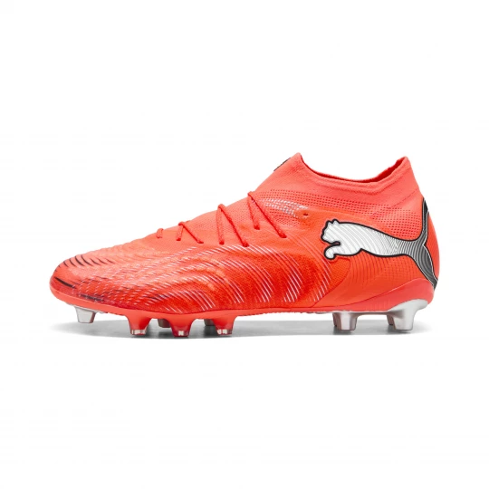 Foto van product PUMA FUTURE 9 ULTIMATE AG uniseks voetbalschoenen, Zwart / Rood / Wit