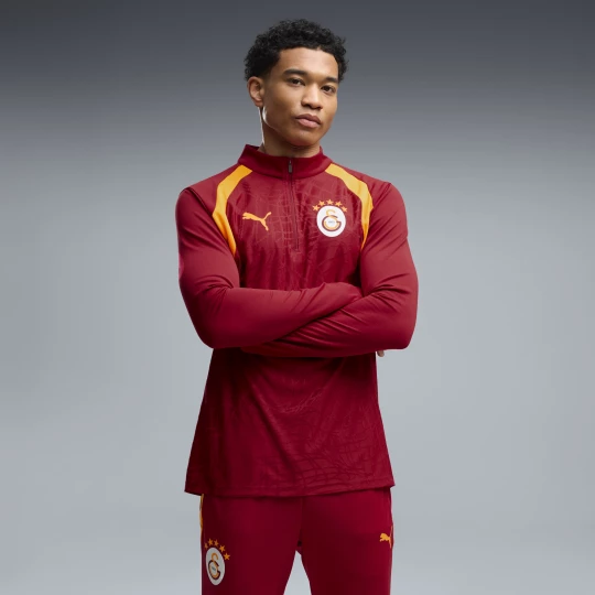 Foto van product PUMA Galatasaray S.K. trainingstop met kwartrits en slanke pasvorm voor Heren