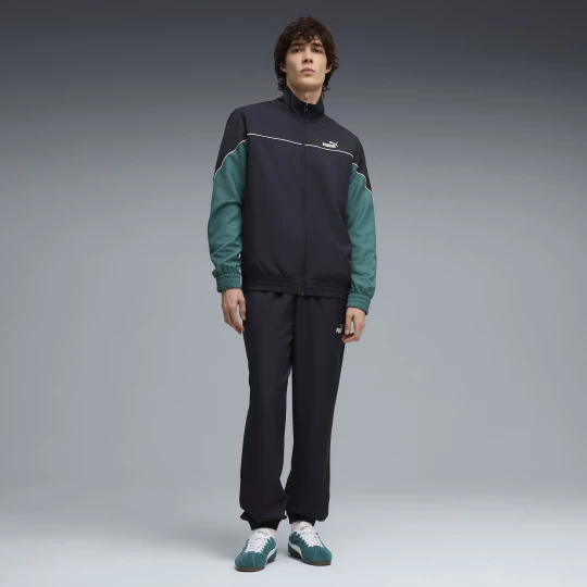 Foto van product PUMA Geweven colourblock-trainingspak voor Heren, Blauw