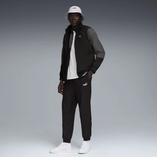 Foto van product PUMA Geweven trainingspak met kleurvlakken voor Heren, Zwart