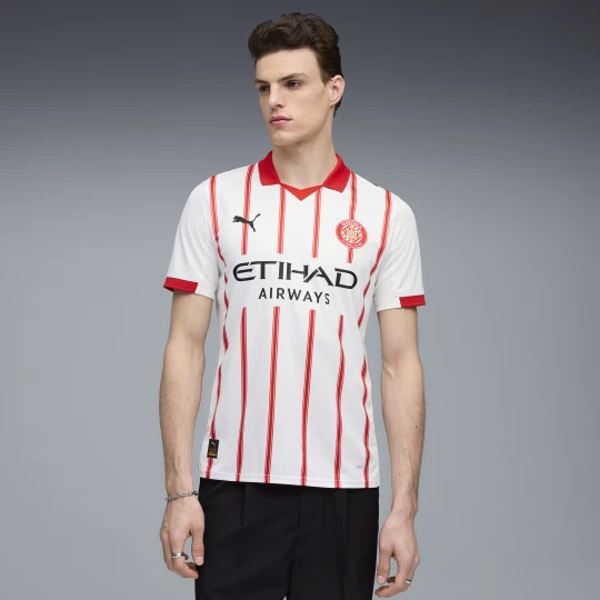 Foto van product PUMA Girona FC 25 / 26 thuisshirt voor Heren, Rood / Wit