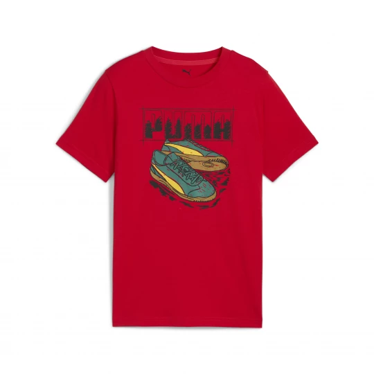 Foto van product PUMA Graphic Sneaker T-shirt voor Heren, Rood